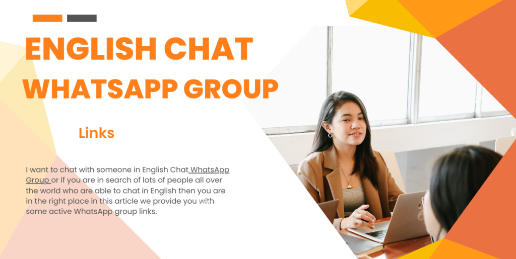 English Chat WhatsApp Group Links