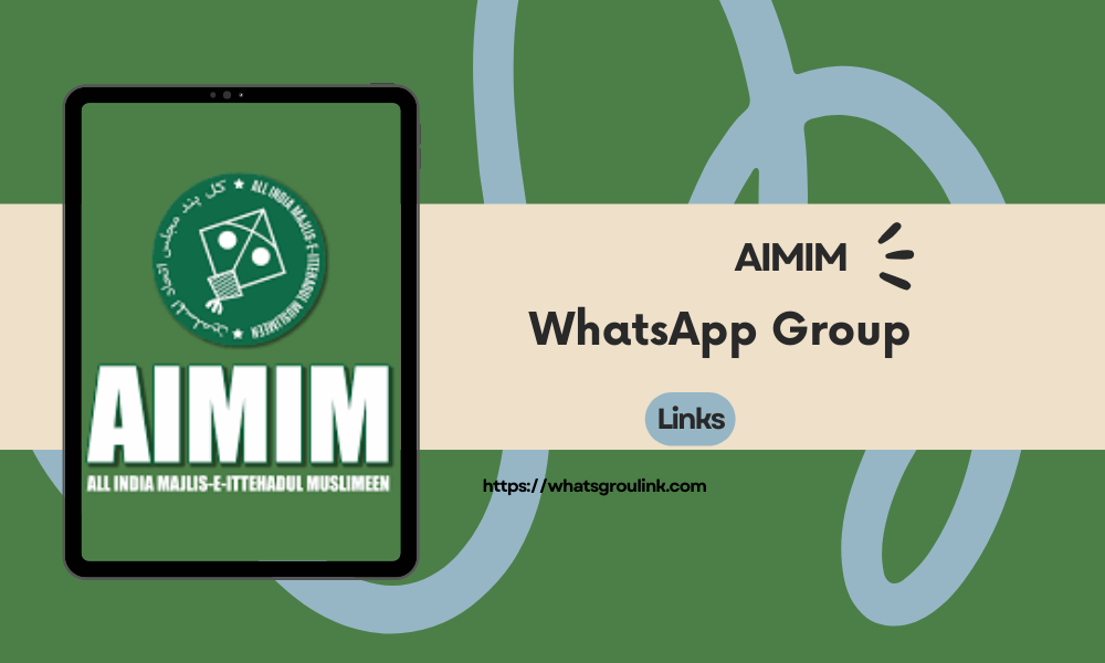 AIMIM WhatsApp Group Links