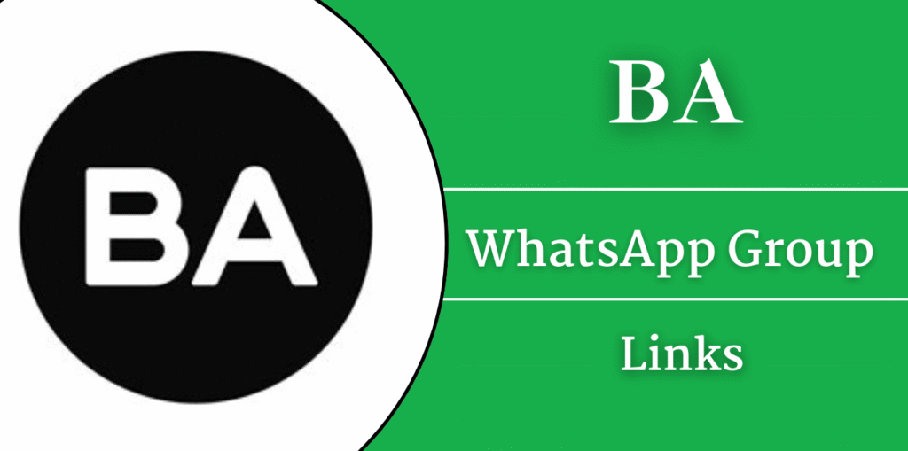 BA WhatsApp Group Links Join