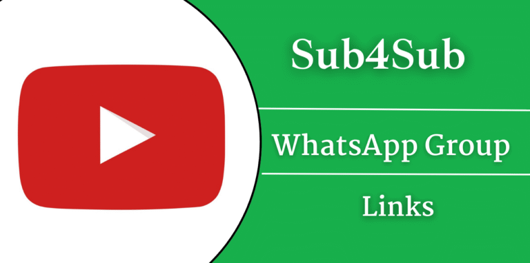 Sub4Sub WhatsApp Group Links Join