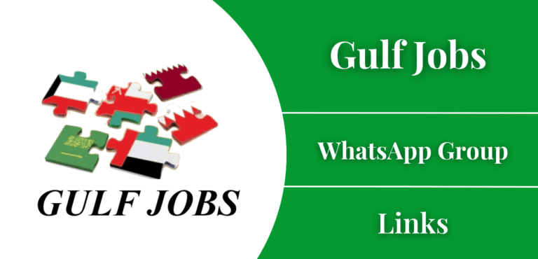 Active Gulf Jobs WhatsApp Group Links